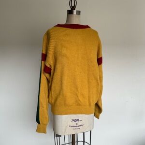 Vintage Color-block Sweater